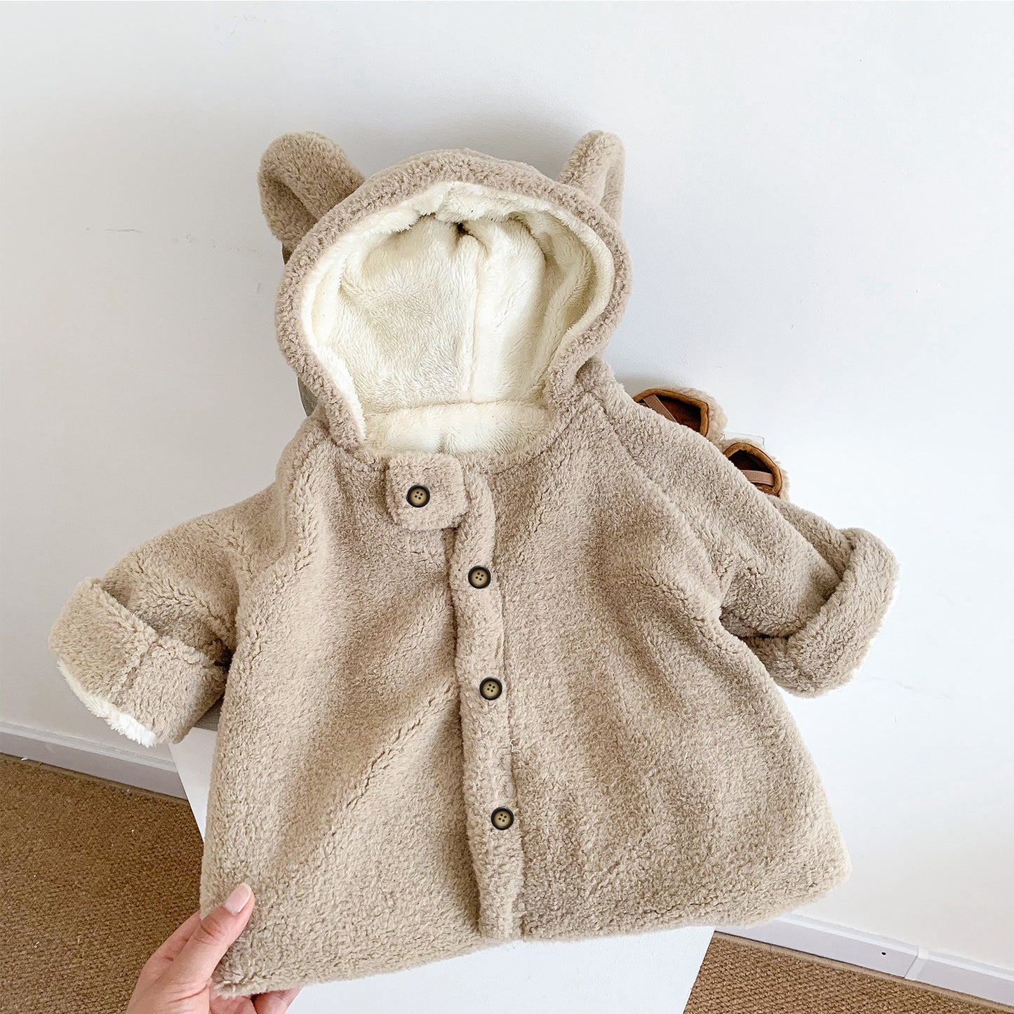 Kapuzenjacke „Knuddelbär“